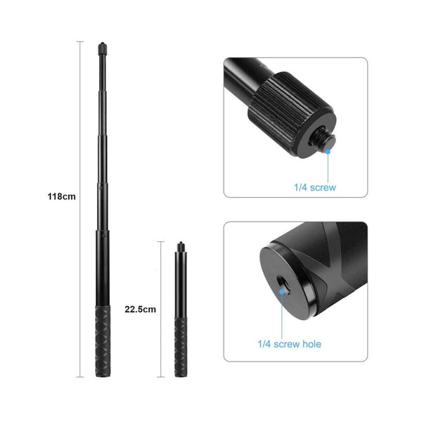 1.18 Meter Invisible Selfie Stick for GoPro