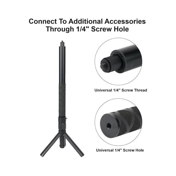 1.18 Meter Invisible Camera Selfie Stick