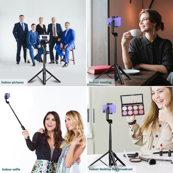 1.5m Bluetooth Selfie Stick Tripod for iPhone / Samsung / Google