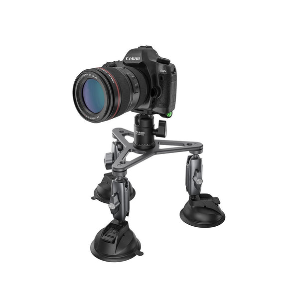 Extra Large Triple Suction Cup Mount for Insta360