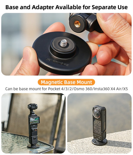 180 Magnetic Base Mount for Osmo Pocket 4 Pro / Pocket 4 / Pocket 3