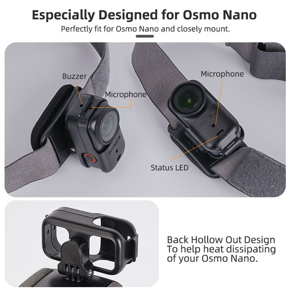 360 Head Strap for Osmo Nano