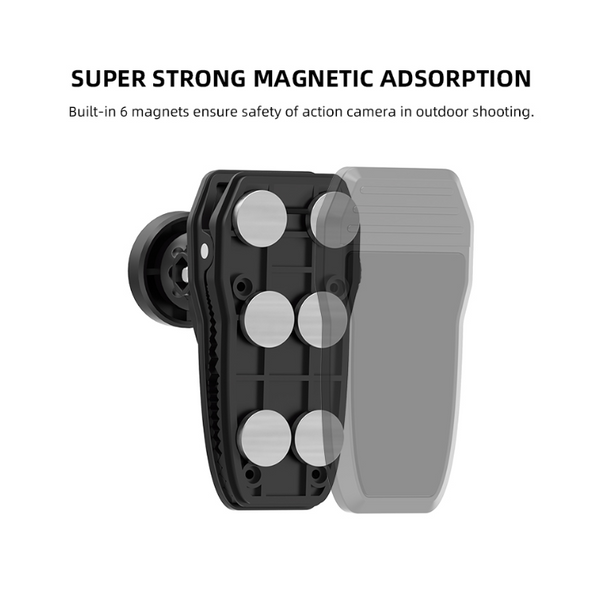 360 Magnetic Rotation Clamp Mount for Insta360