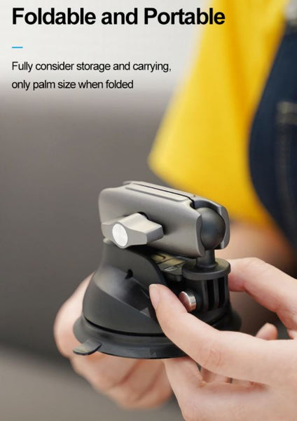 Aluminum Dual 3 Way Suction Cup Mount for Insta360