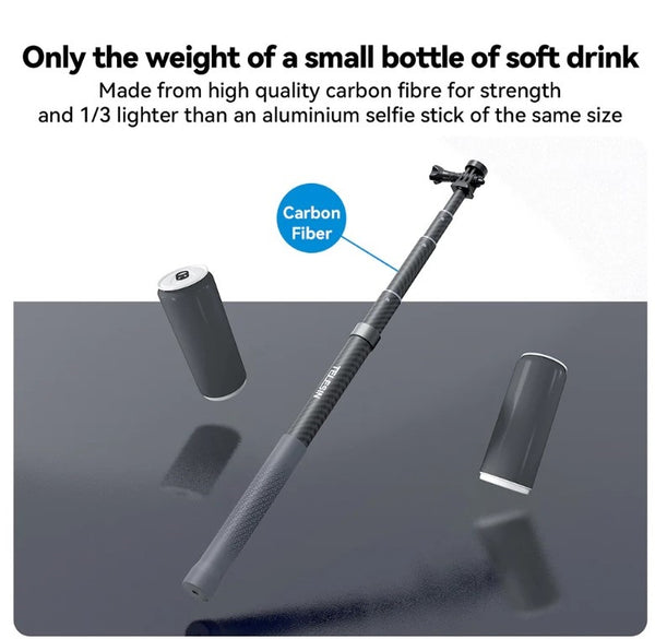 3 Meter Carbon Fibre Selfie Stick for GoPro