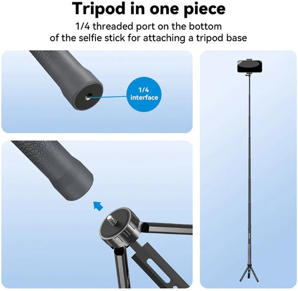 3 Meter Carbon Fibre Selfie Stick for GoPro