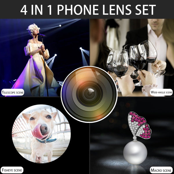 4 in 1 Phone Lens Set