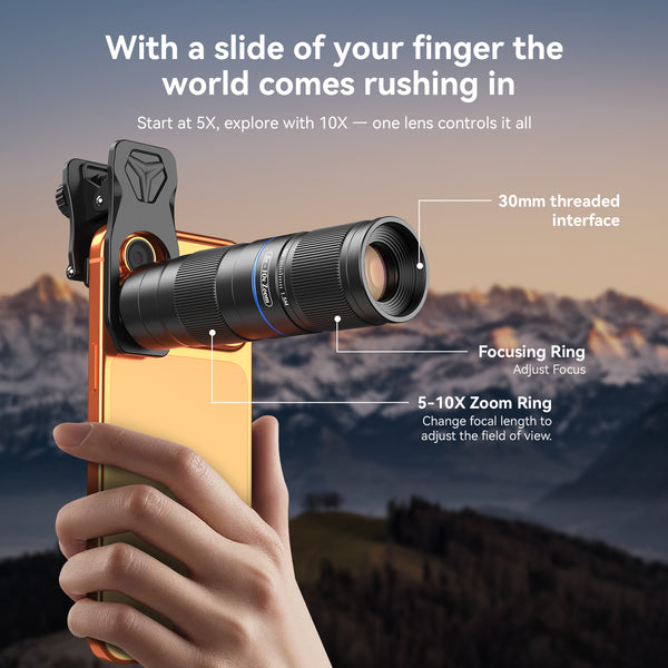 5-10x Zoom Telephoto Phone Lens