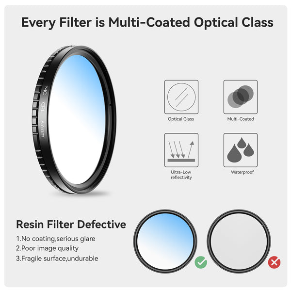 67mm Circular Polarizer (CPL) Phone Filter Lens