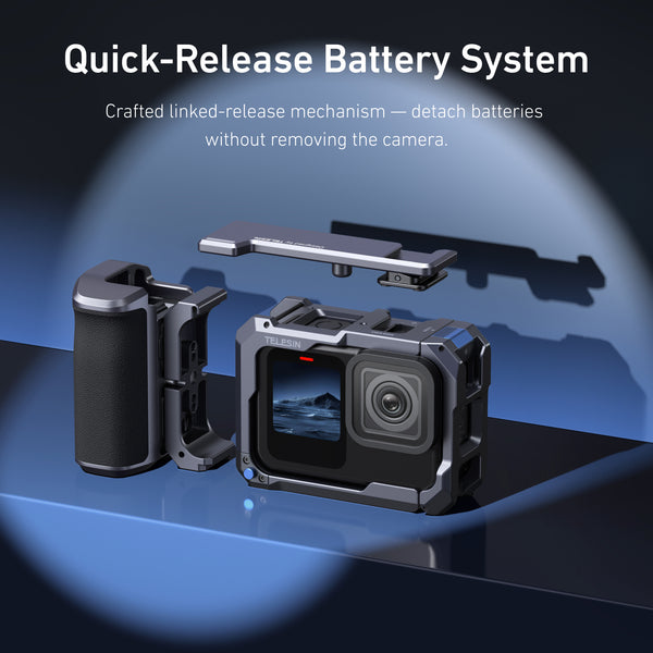 Street Grip for GoPro Hero 13 12 11 10 9 Black