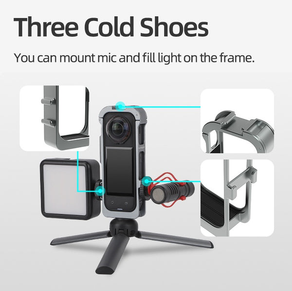 Aluminum Protective Frame Case for Insta360 X5