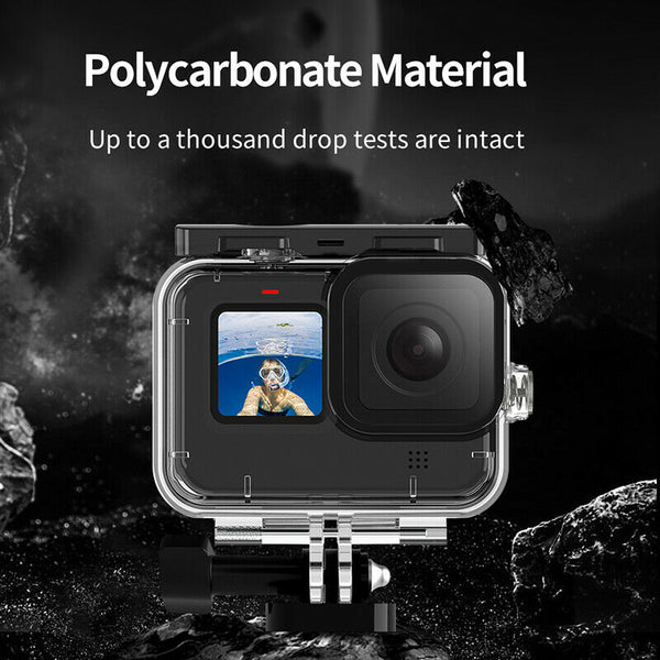 Waterproof Case for GoPro Hero 13 / Hero 12 / Hero 11 / Hero 10 / Hero 9