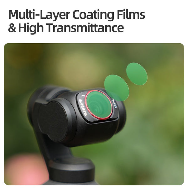 1/4 Black Mist Lens Filter for Osmo Pocket 4 / Osmo Pocket 3