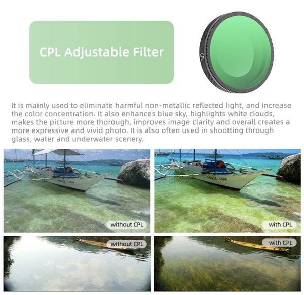 CPL Filter Lens for Insta360 GO Ultra