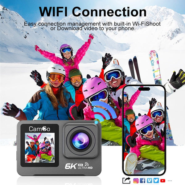 CamGo 6K Ultra HD Snow Action Camera