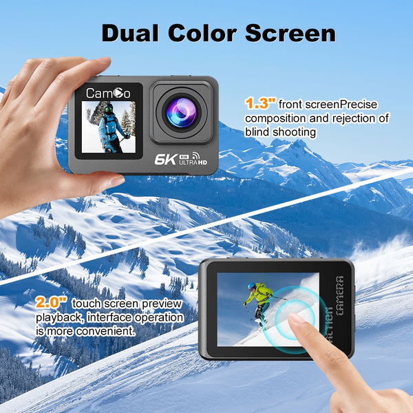 CamGo 6K Ultra HD Snow Action Camera