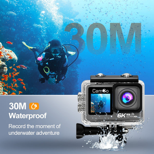 CamGo 6K Ultra HD Wifi Sports Action Camera