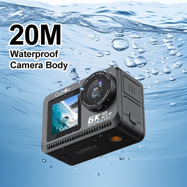 CamGo X 6K Ultra HD Waterproof Sports Action Camera