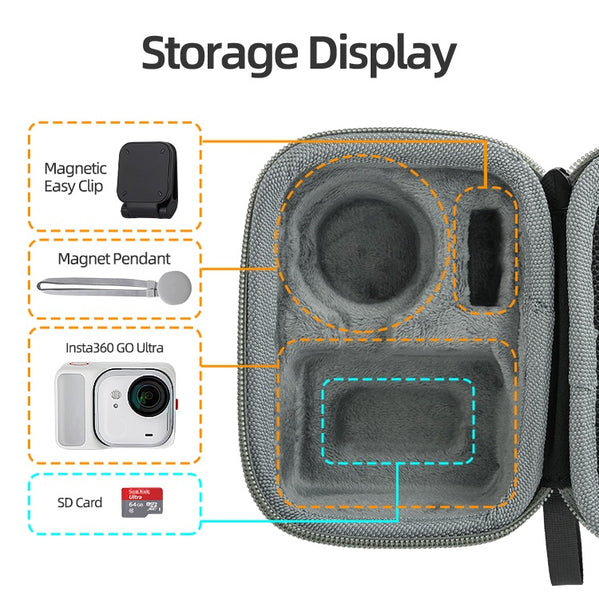 Camera Carry Case for Insta360 GO Ultra