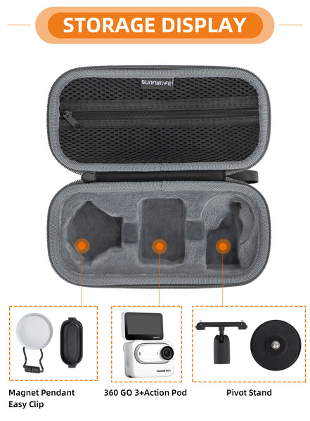 Camera Carry Case for Insta360 GO 3 / GO 3S