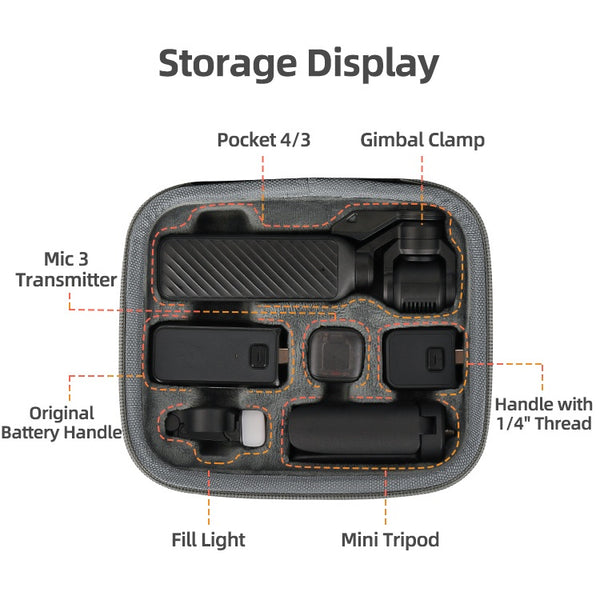 Combo Carry Case for Osmo Pocket 4