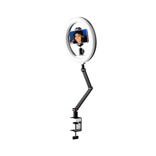 Desk Clamp with Ring Light for iPhone / Samsung / Google