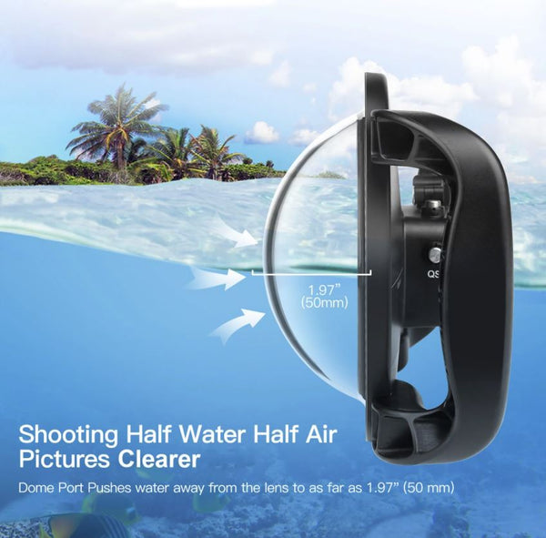 Dual Handheld Dome Port for DJI Osmo Action 6/5/4