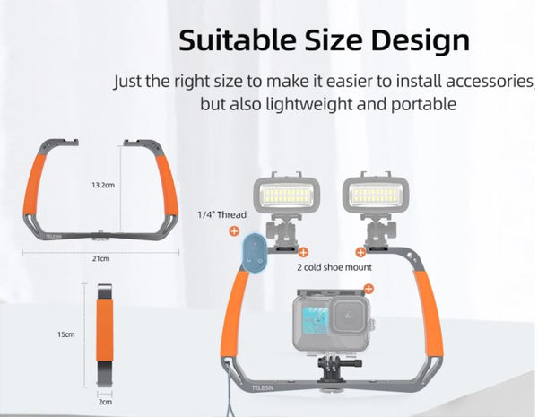 Dual Handheld Camera Stabilizer