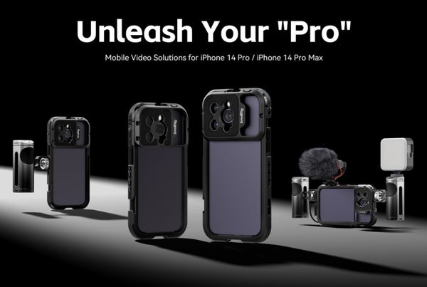 Dual Handheld Wireless Video Kit for iPhone 14 Pro Max