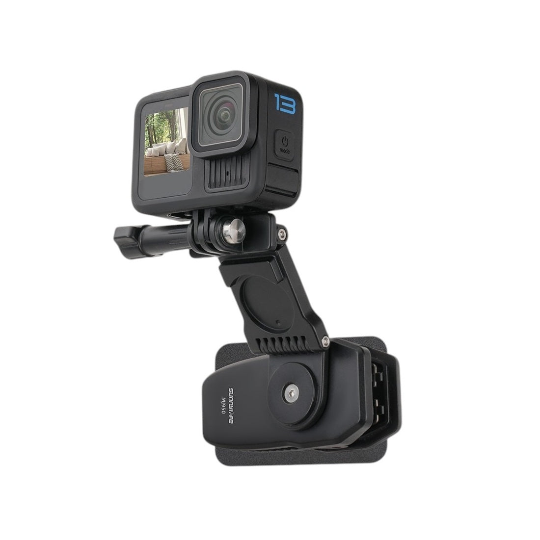 Extended Magnetic Rotation Clip Mount for GoPro