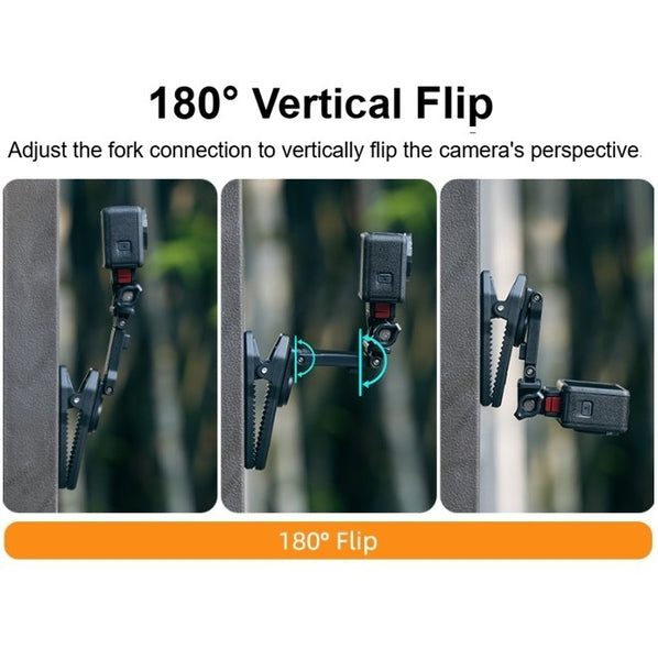 Extended Magnetic Rotation Clip Mount for GoPro