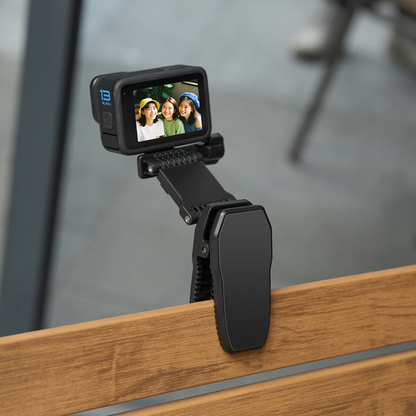 Extended Magnetic Rotation Clip Mount for GoPro