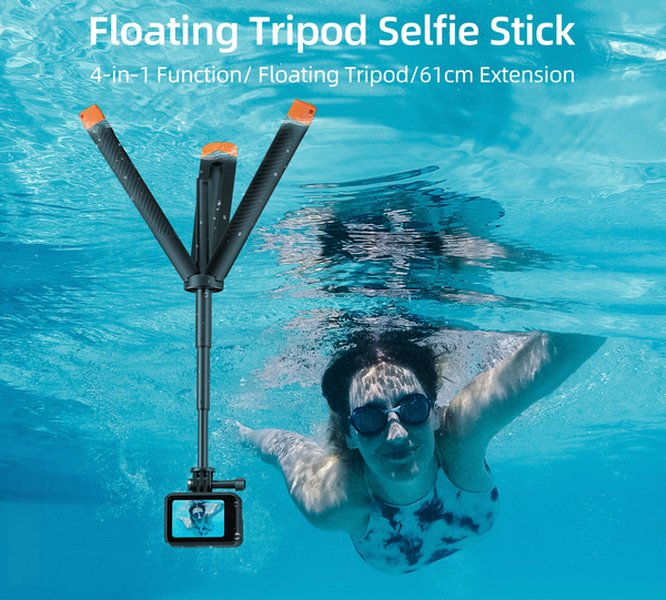 Floating Selfie Stick with Tripod for Insta360