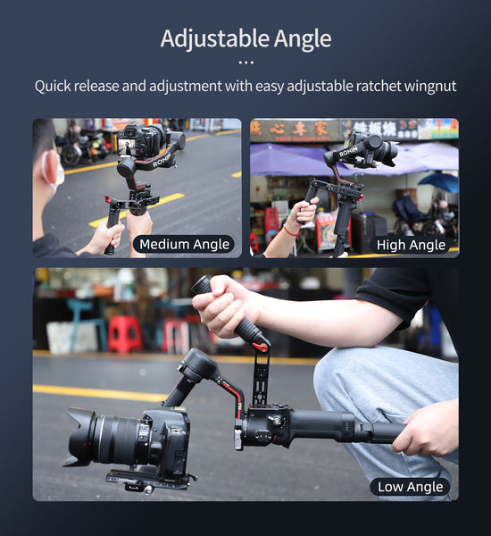 Foldable Hand Grip for RS 5 / RS 4 / RS 4 Pro / RS 3 / RS 3 Pro / RS 3 Mini / RS 2 / RSC 2 / Ronin-S / Ronin-SC