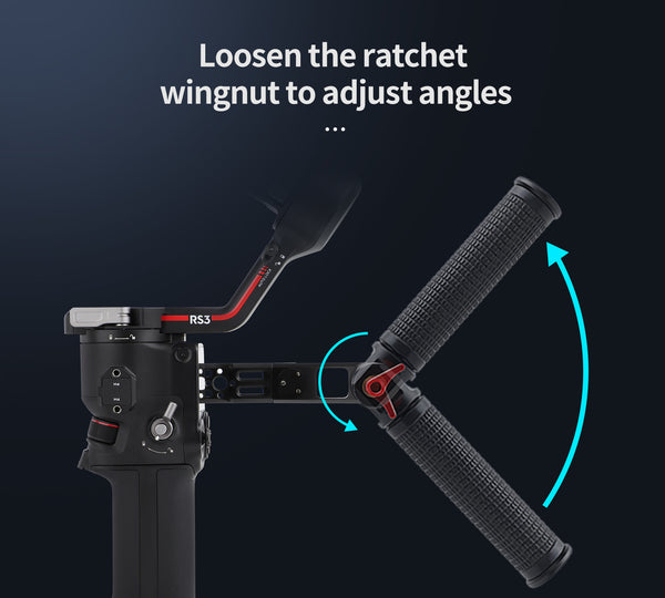 Foldable Hand Grip for RS 5 / RS 4 / RS 4 Pro / RS 3 / RS 3 Pro / RS 3 Mini / RS 2 / RSC 2 / Ronin-S / Ronin-SC