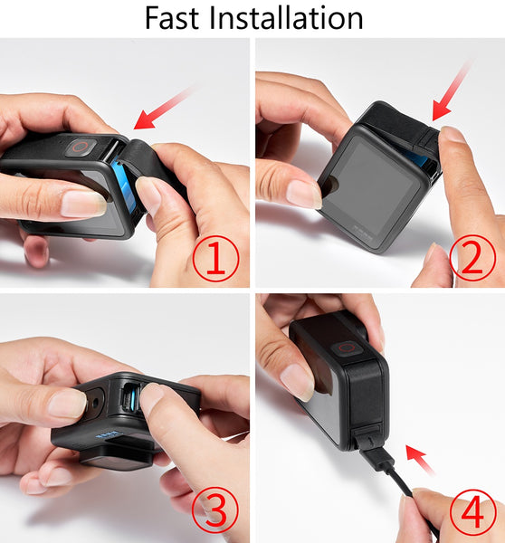 Full Protection Side Door Side Door for GoPro Mission 1 Series