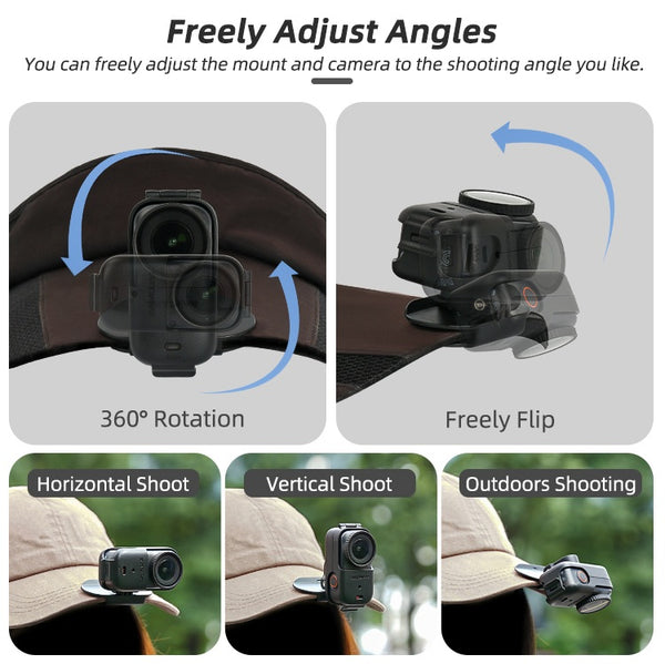 Hat Clip Mount for Osmo Nano