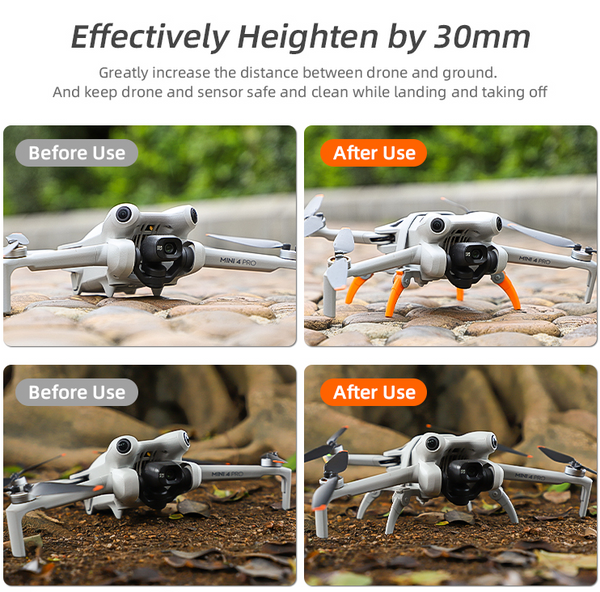 Heightened Landing Gear for Mini 4 Pro