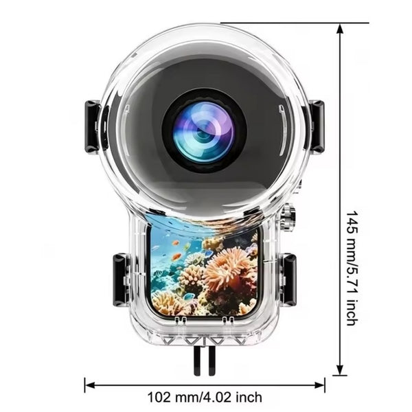 Invisible Super Dive Case for Insta360 X6