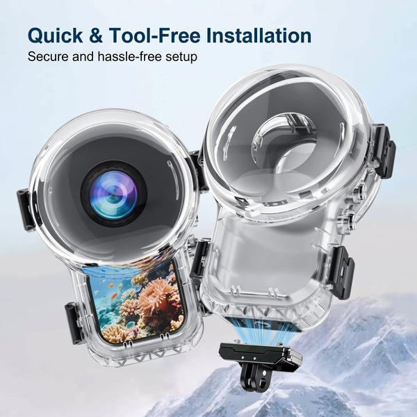 Invisible Super Dive Case for Insta360 X6
