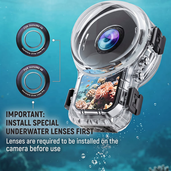 Invisible Super Dive Case for Insta360 X6