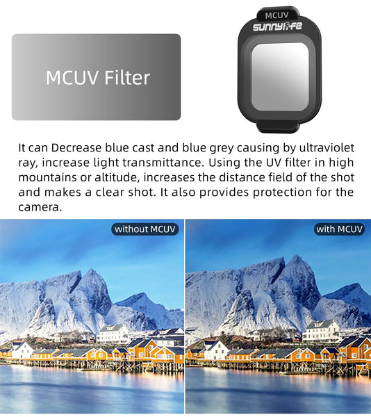 MCUV Filter Lens for Lito X1