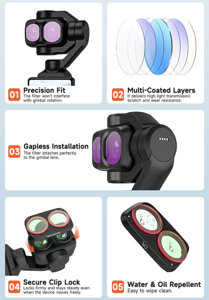 MCUV Filter Lens for Osmo Pocket 4 Pro