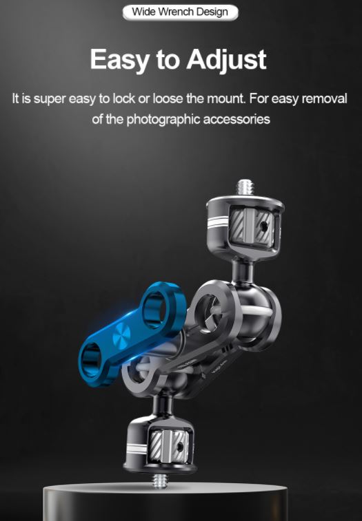 Magic Arm 360 Rotation Double Ball Head Camera Bracket | CamGo