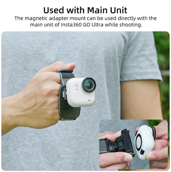 Magnetic 360 Wrist Strap for Insta360 GO Ultra