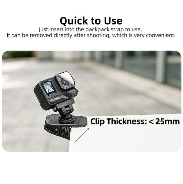 Magnetic Backpack Clip for Insta360 X5 / X4 Air / Ace Pro 2 1