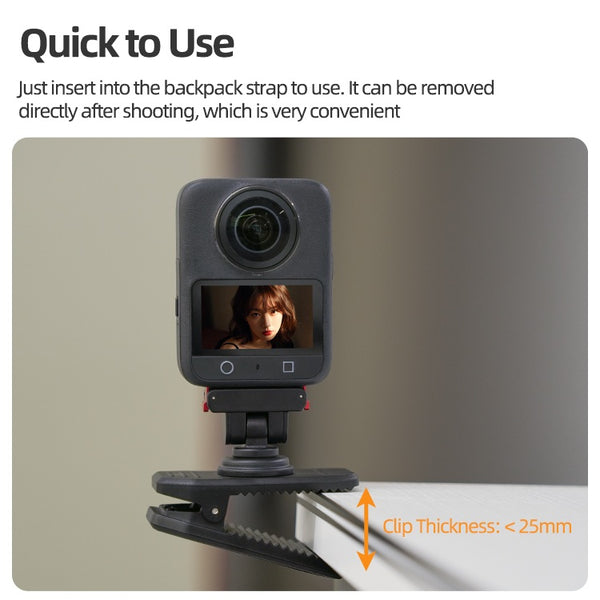 Magnetic Backpack Clip for Osmo Action 5/4/3 & Osmo 360