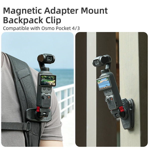 Magnetic Backpack Clip for Osmo Pocket 4 / Osmo Pocket 3