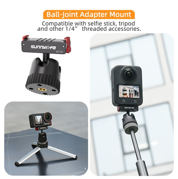 Magnetic Ball Head Suction Mount for Osmo Action 5 4 3 / Osmo 360