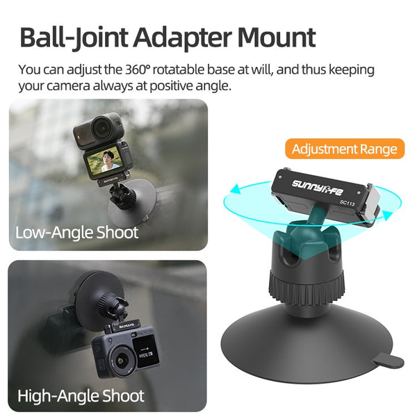 Magnetic Ball Head Suction Mount for Osmo Action 6